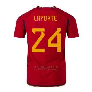 Camiseta Espana Jugador Laporte 1ª 2022