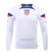 Camiseta Estados Unidos 1ª Manga Larga 2022