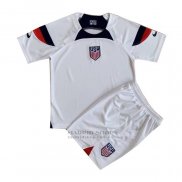 Camiseta Estados Unidos 1ª Nino 2022