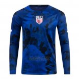 Camiseta Estados Unidos 2ª Manga Larga 2022