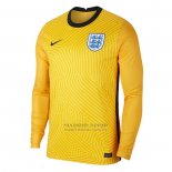 Camiseta Inglaterra Portero Manga Larga 2020-2021 Amarillo