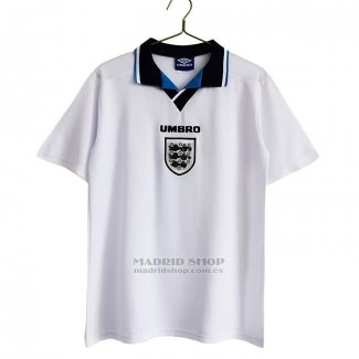 Camiseta Inglaterra 1ª Retro 1996
