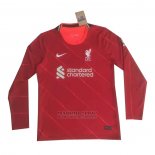 Camiseta Liverpool 1ª Manga Larga 2021-2022