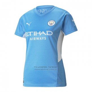 Camiseta Manchester City 1ª Mujer 2021-2022