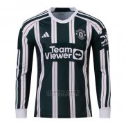 Camiseta Manchester United 2ª Manga Larga 2023-2024