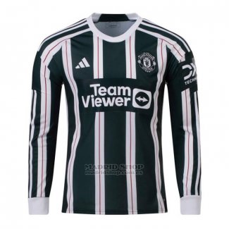 Camiseta Manchester United 2ª Manga Larga 2023-2024