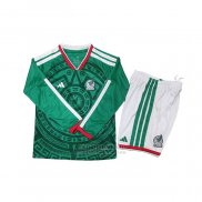 Camiseta Mexico 1ª Manga Larga Nino 2026