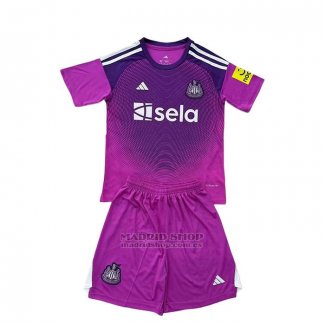 Camiseta Newcastle United Portero Nino 2025-2026 Purpura
