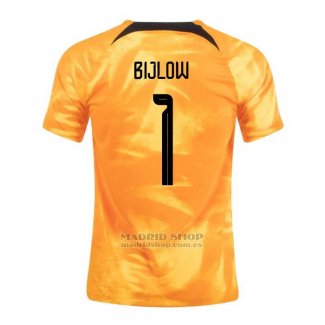 Camiseta Paises Bajos Jugador Bijlow 1ª 2022