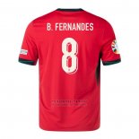 Camiseta Portugal Jugador B.Fernandes 1ª 2024