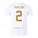 Camiseta Serbia Jugador Pavlovic 2ª 2022