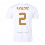 Camiseta Serbia Jugador Pavlovic 2ª 2022