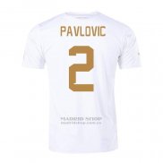 Camiseta Serbia Jugador Pavlovic 2ª 2022