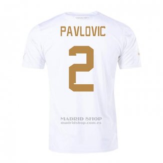 Camiseta Serbia Jugador Pavlovic 2ª 2022