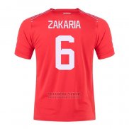 Camiseta Suiza Jugador Zakaria 1ª 2022