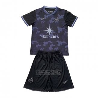 Camiseta Swansea City 2ª Nino 2024-2025