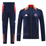 Chandal de Chaqueta del Manchester United Nino 2024-2025 Azul