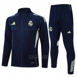 Chandal de Chaqueta del Real Madrid 2025-2026 Azul Oscuro