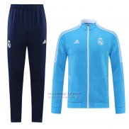 Chandal de Chaqueta del Real Madrid Nino 2021-2022 Azul