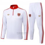 Chandal de Sudadera del Bayern Munich Nino 2025-2026 Blanco