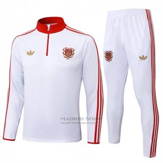 Chandal de Sudadera del Bayern Munich Nino 2025-2026 Blanco