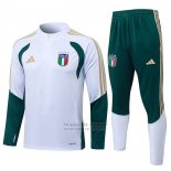 Chandal de Sudadera del Italia 2025-2026 Blanco