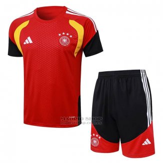 Chandal del Alemania Manga Corta 2025-2026 Rojo - Pantalon Corto