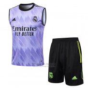 Chandal del Real Madrid Sin Mangas 2023-2024 Purpura