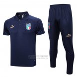 Conjunto Polo del Italia 2023-2024 Azul