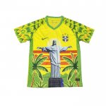 Tailandia Camiseta Brasil Jesus 2025-2026 Amarillo Blanco