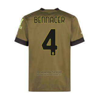 Camiseta AC Milan Jugador Bennacer 3ª 2022-2023