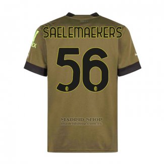 Camiseta AC Milan Jugador Saelemaekers 3ª 2022-2023