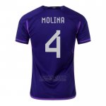 Camiseta Argentina Jugador Molina 2ª 2022