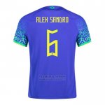Camiseta Brasil Jugador Alex Sandro 2ª 2022