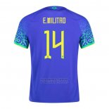 Camiseta Brasil Jugador E.Militao 2ª 2022