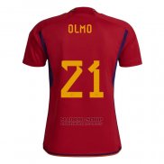 Camiseta Espana Jugador Olmo 1ª 2022