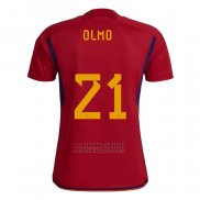 Camiseta Espana Jugador Olmo 1ª 2022