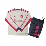 Camiseta Liverpool 2ª Manga Larga Nino 2025-2026