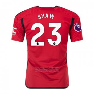 Camiseta Manchester United Jugador Shaw 1ª 2023-2024