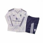 Camiseta Manchester United 2ª Manga Larga Nino 2025-2026