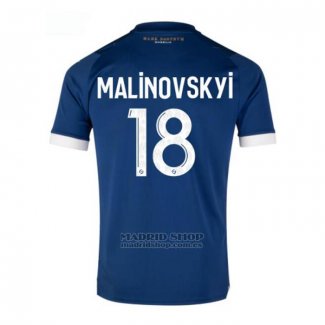 Camiseta Olympique Marsella Jugador Malinovskyi 2ª 2023-2024