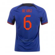 Camiseta Paises Bajos Jugador De Vrij 2ª 2022