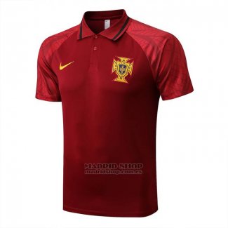 Camiseta Polo del Portugal 2022-2023 Rojo