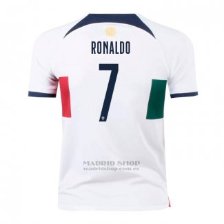 Camiseta Portugal Jugador Ronaldo 2ª 2022