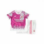 Camiseta Real Madrid Dragon Nino 2025-2026 Rosa