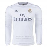 Camiseta Real Madrid 1ª Manga Larga Retro 2015-2016