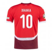 Camiseta Suiza Jugador Xhaka 1ª 2024-2025