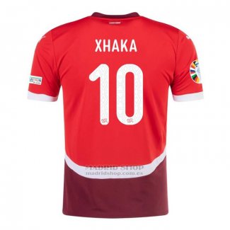 Camiseta Suiza Jugador Xhaka 1ª 2024-2025