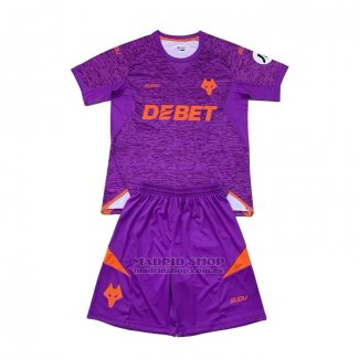 Camiseta Wolves Portero 3ª Nino 2024-2025