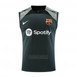 Camiseta de Entrenamiento Barcelona Sin Mangas 2023-2024 Verde